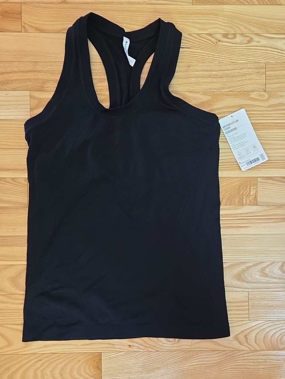 Athleta MOMENTUM Black Racerback Performance Tank SIZE SMALL